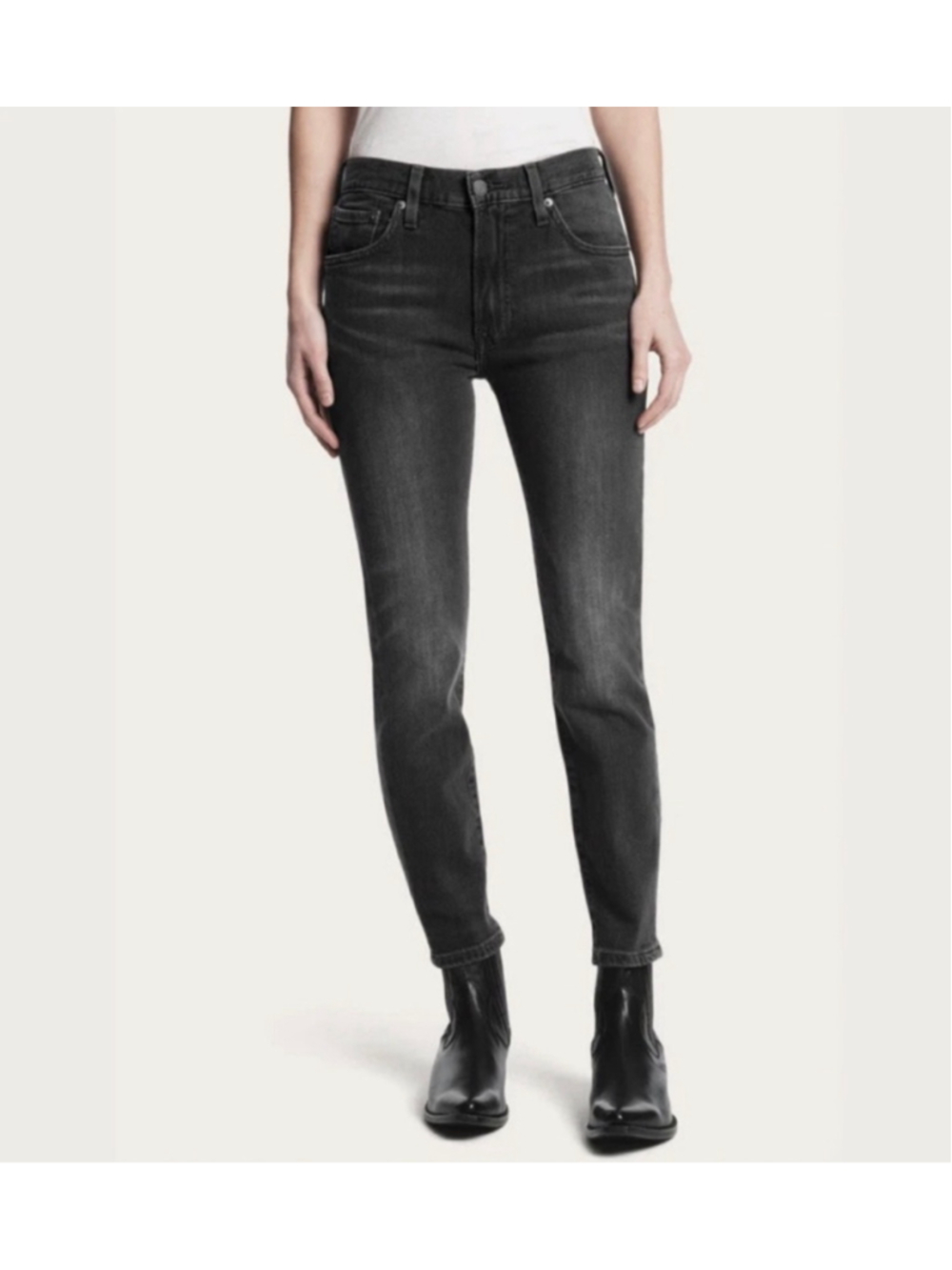 Frye Black Sienna Skinny Cropped Jeans Women's Size 26